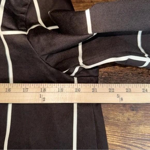 Lauren Ralph Lauren Womens Checkered Box Plaid Peacoat Size Large Dark Academia - Picture 3 of 10